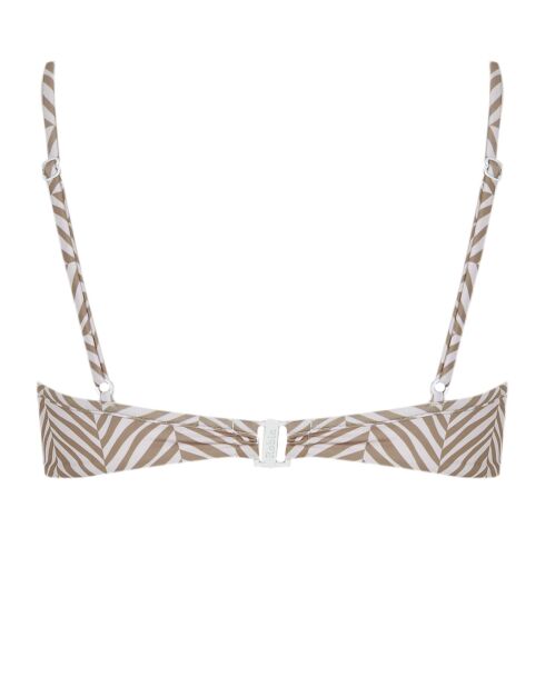 Top de bikini con balcón marrón Arena