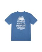 T-Shirt Chaising bleu