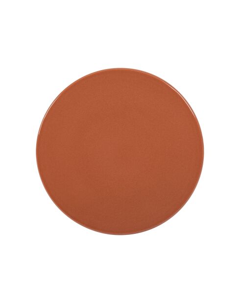 Tisch aus mineralischem Terrakotta zum Anbringen, 40,5 x 37 cm
