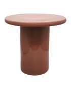 Tisch aus mineralischem Terrakotta zum Anbringen, 40,5 x 37 cm
