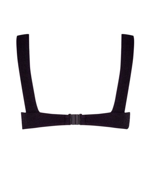 Schwarzes Balconette-Bikinioberteil