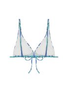 Malibu veelkleurige bikinitop met vlammen