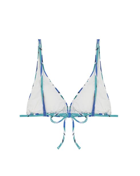 Malibu veelkleurige bikinitop met vlammen