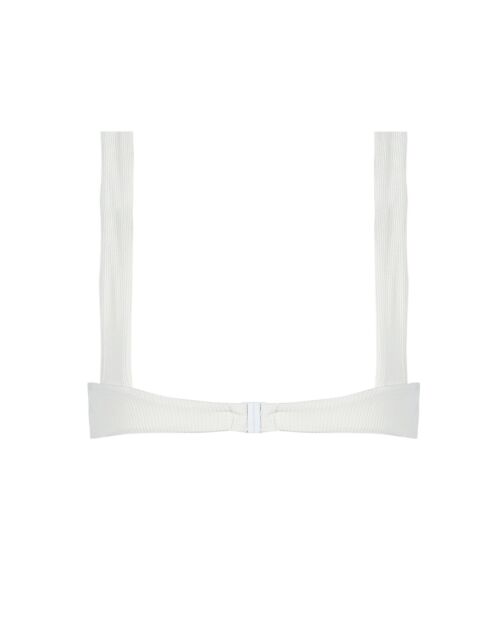 Ecru bikinitop met balkonet