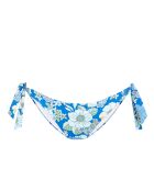 Braguita de bikini Sorrento con estampado de fondo azul