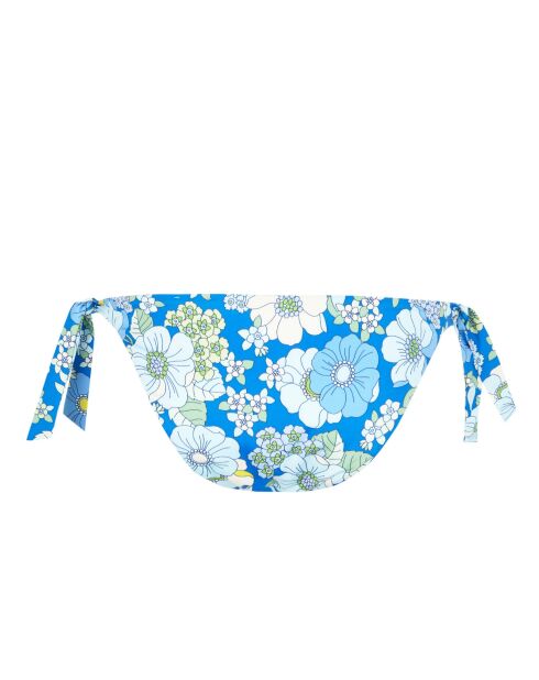 Braguita de bikini Sorrento con estampado de fondo azul