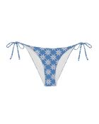 Blauw Magnolia Bow klassiek bikinibroekje