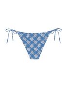 Blauw Magnolia Bow klassiek bikinibroekje