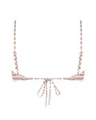 Panamera balconnet bikinitop met ecru print