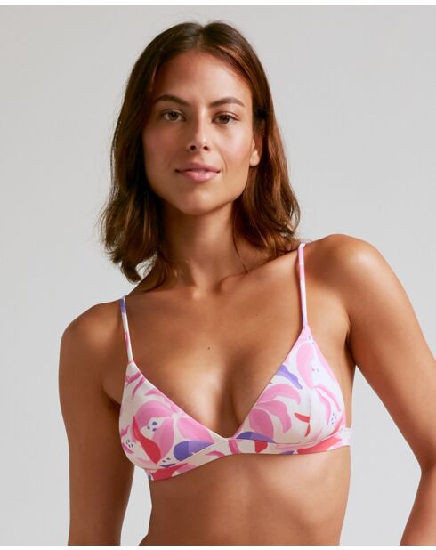 Sportliches mehrfarbiges PalmBeach-Bikinioberteil