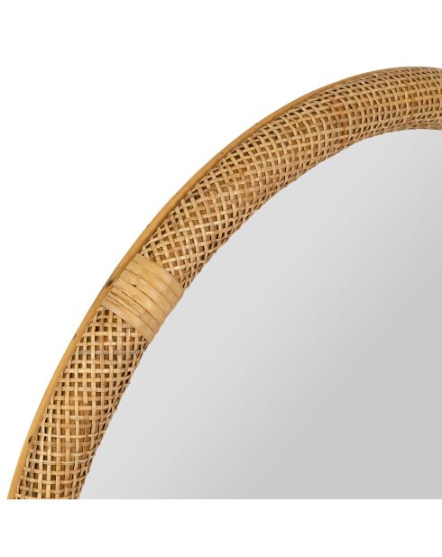 Miroir Tamba naturel - D:60 cm