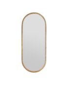 Hervea natürlicher ovaler Spiegel - 49 x 119 cm