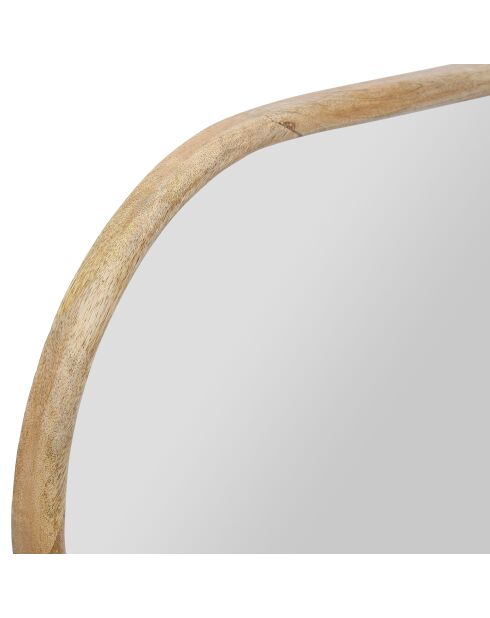 Hervea natürlicher ovaler Spiegel - 49 x 119 cm