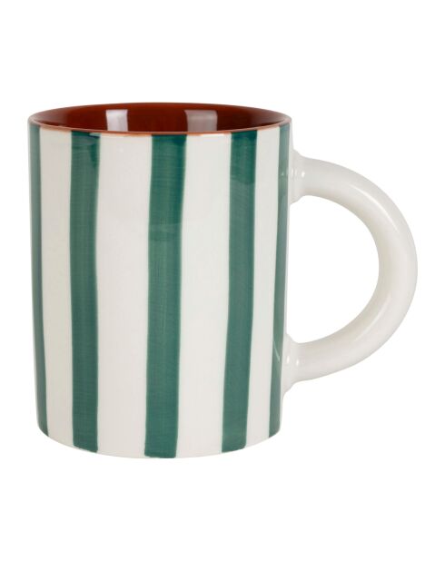 Alaria Becher in Weiß und Smaragd - 40 cl