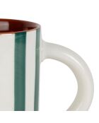 Alaria Becher in Weiß und Smaragd - 40 cl