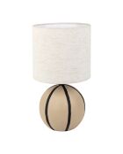 Lamp Paese bruin en zwart - 18 x 34 cm