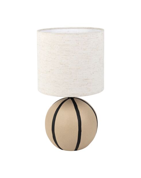 Lamp Paese bruin en zwart - 18 x 34 cm