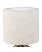 Lamp Paese bruin en zwart - 18 x 34 cm