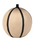 Lamp Paese bruin en zwart - 18 x 34 cm