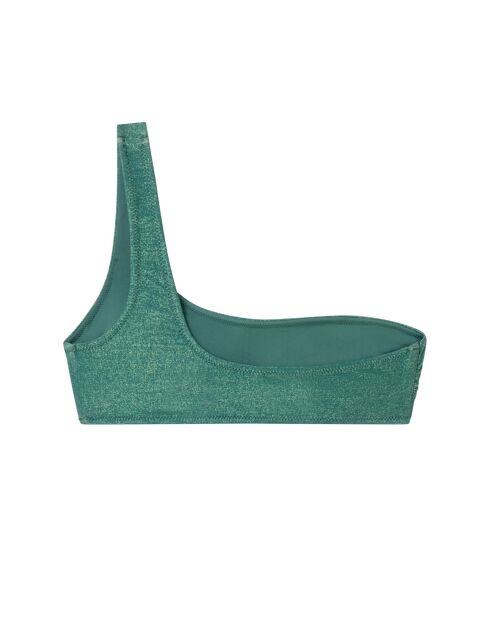 Grünes Bandeau-Bikinioberteil Lucky
