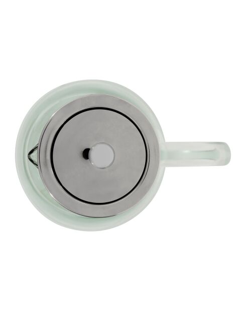 Funky groene theepot met filter - 1,5 L