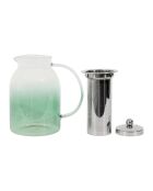Funky groene theepot met filter - 1,5 L