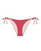 Braguita de bikini clásica con lazo rojo cereza