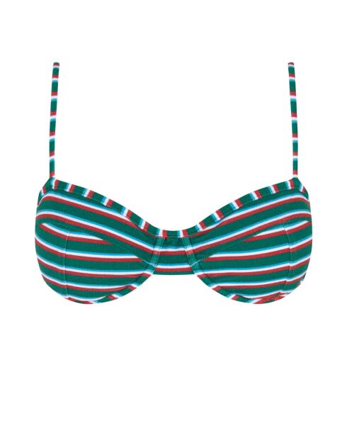 Grünes Coyote Balconette Top