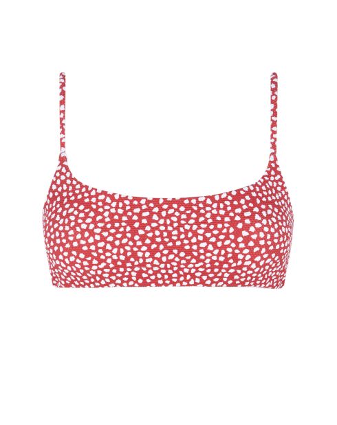 Wassermelonenrotes weiches Bikinioberteil