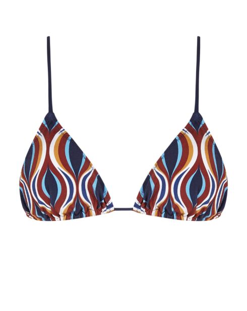 Veelkleurige top met magische driehoek