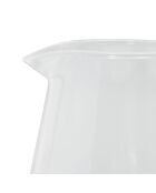 Teekanne mit transparentem Filter - 1l