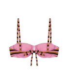 Haut de bikini balconnet Butterfly multicolore