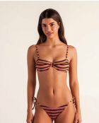 Haut de bikini balconnet Butterfly multicolore