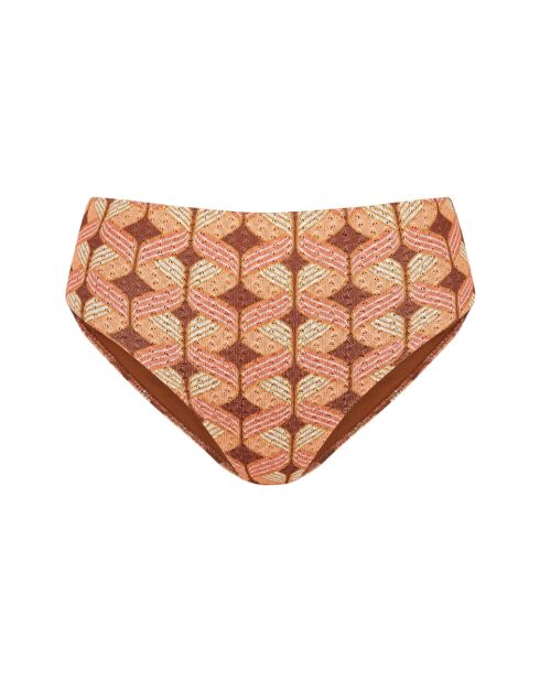 Sundance hoog slipje met bruine achtergrond