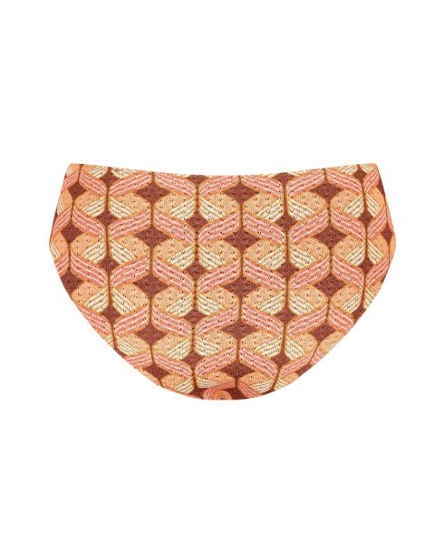 Sundance hoog slipje met bruine achtergrond