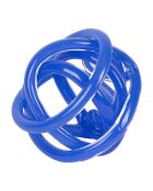 Decorazione con fiocco indaco Lumi - 19 x 18,5 cm