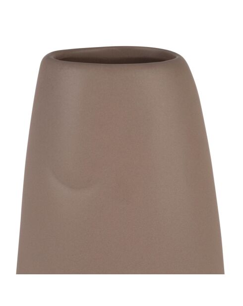 Vase  x 2 Face Terra et beige - H: 30 cm