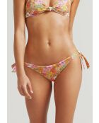 Braguitas de bikini con lazo clásico multicolor Flower Fever