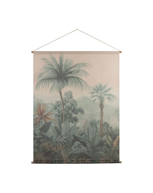Leinwand mit grünen Palmen, 120 x 150 cm