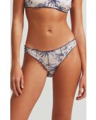 Culotte à motifs palmiers blanche