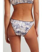 Culotte à motifs palmiers blanche