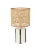 Smaragdgroene en natuurlijke Medi lamp - 15 x 27 cm