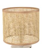 Smaragdgroene en natuurlijke Medi lamp - 15 x 27 cm