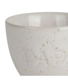 Papa family eierdopje ecru - H6 cm