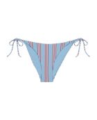 Comporta blauw gestreept klassiek bikinibroekje met strik