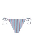 Comporta blauw gestreept klassiek bikinibroekje met strik