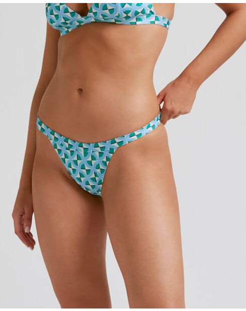 Pantalones de baño Calma azul verde