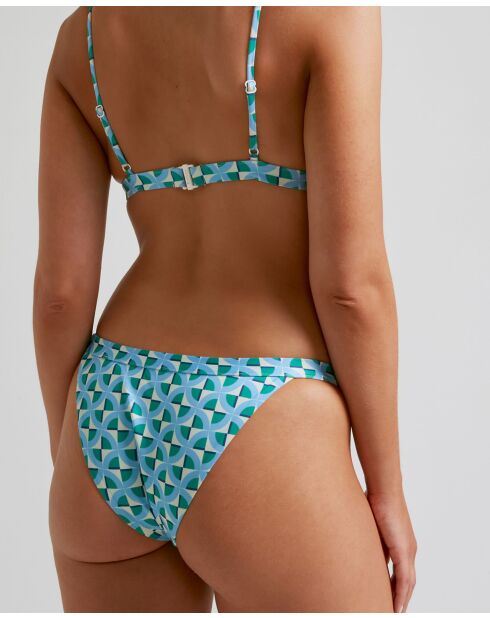 Pantalones de baño Calma azul verde