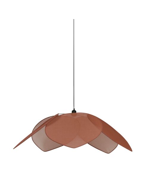 Sospensione in lino marrone - D110xH39 cm