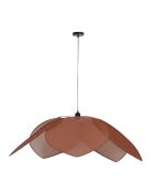 Sospensione in lino marrone - D110xH39 cm